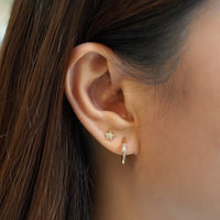 Mini Diamond Star Single Earring
