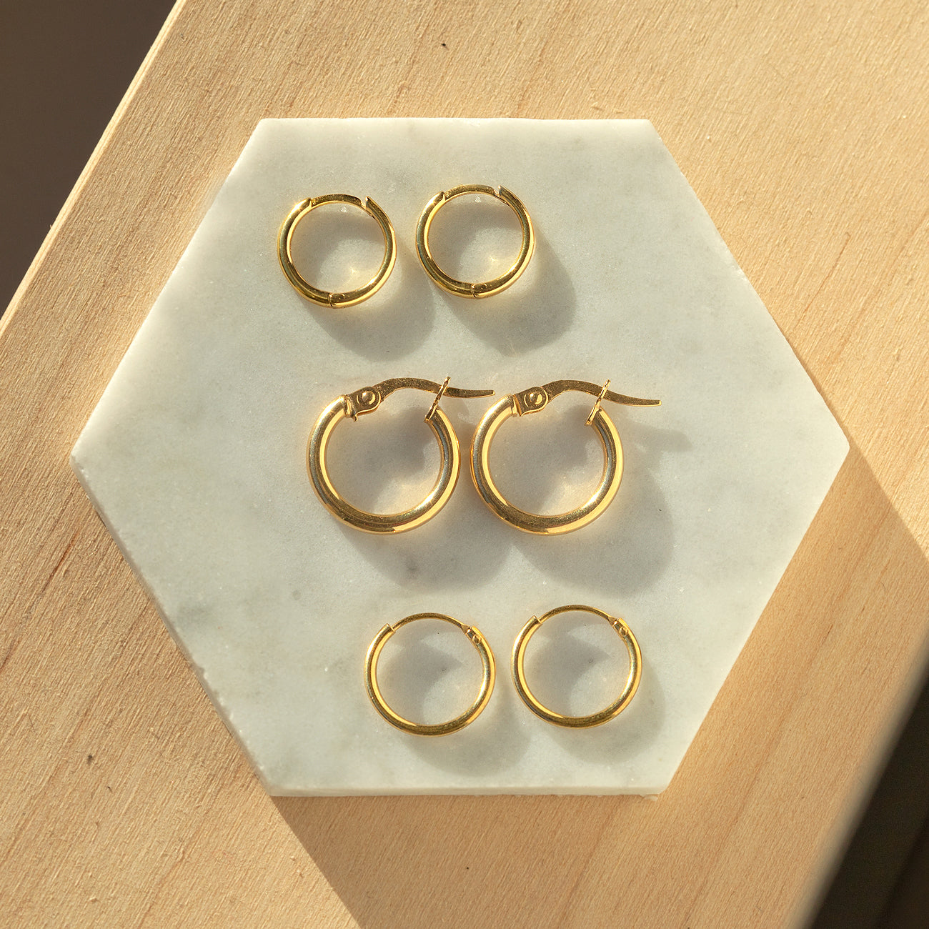 14K Yellow Gold Hoop Earrings – Long's Jewelers