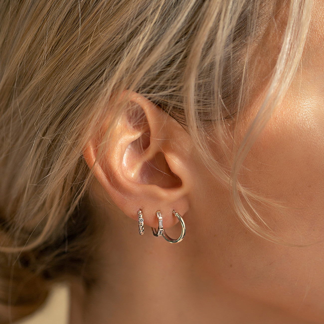 Midi Hoop Earrings