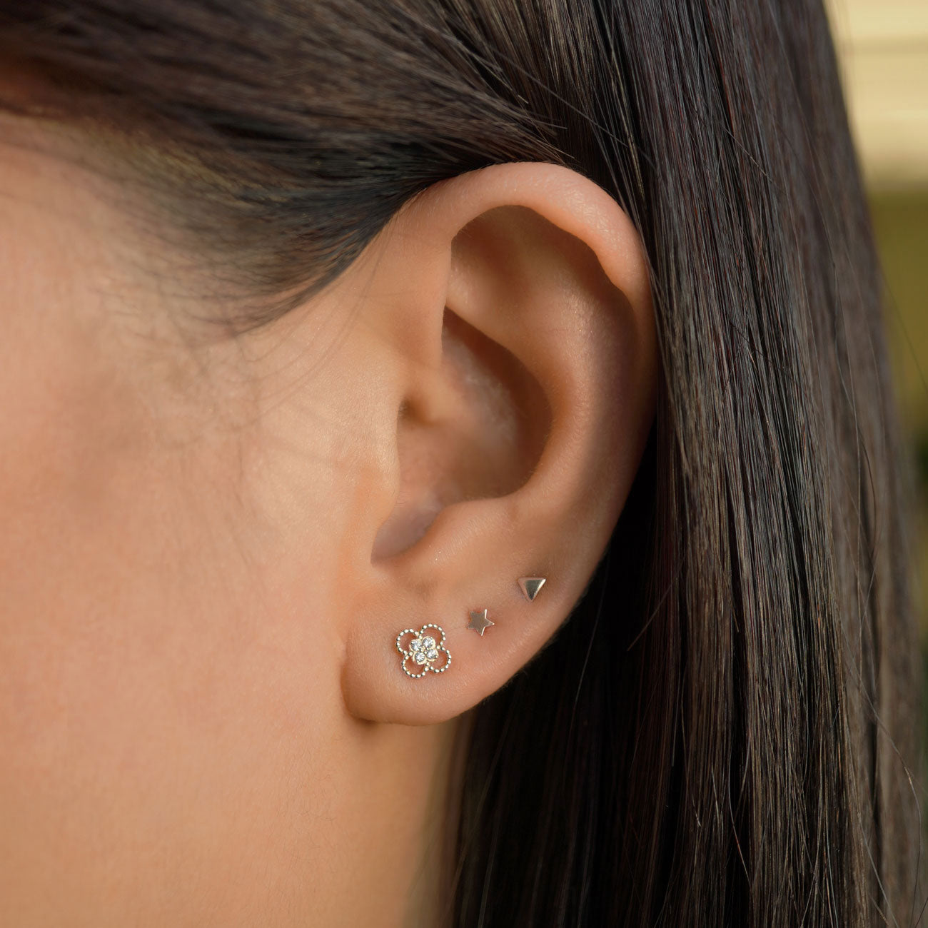 Tiny Star Flat Back Stud