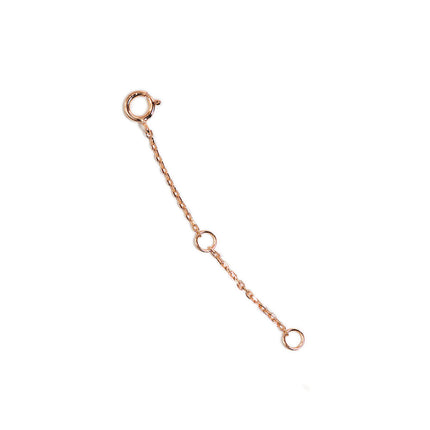 2 or 3 Inch Chain Extender by Caitlyn Minimalist Bracelet & Necklace  Extension in Gold, Sterling Silver, Rose Gold Adjustable Chain 