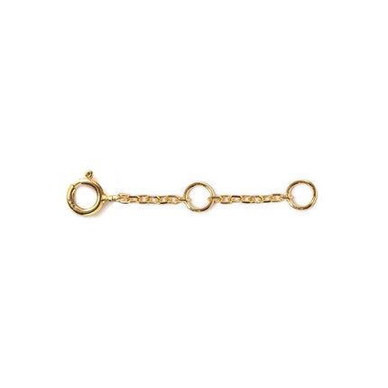 Necklace Chain Extender, Jewelry Extension Gold Gold Vermeil / 4in (10cm)
