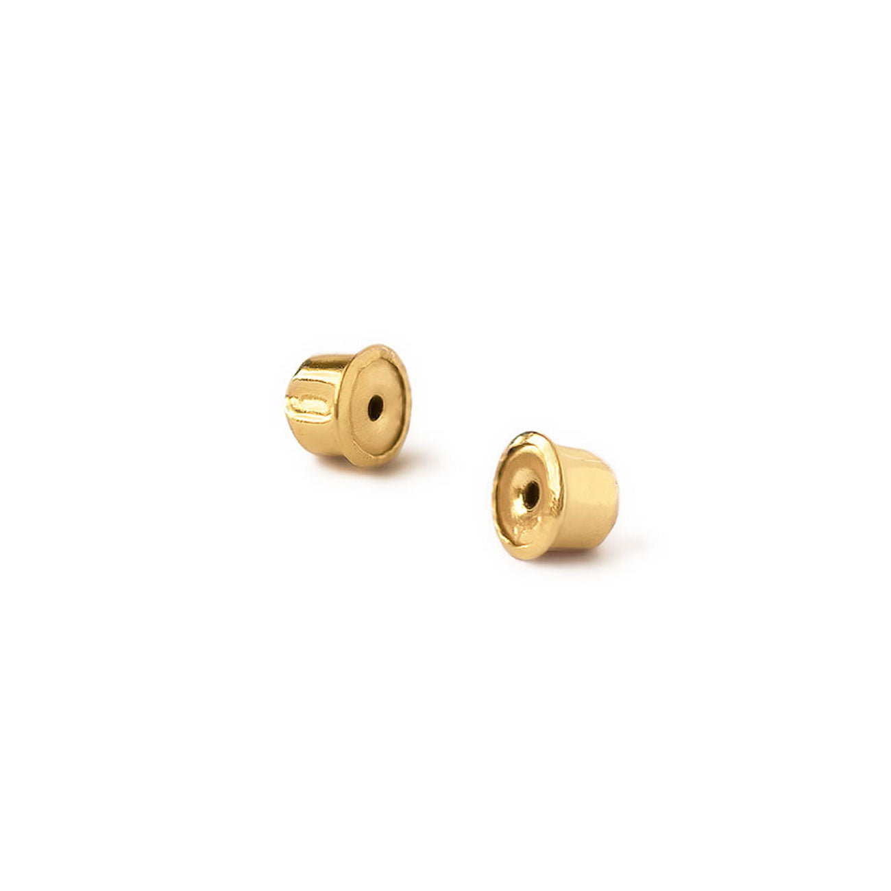Replacement Pair (2) 14k Gold Earring Screw Backs Fits In Season Jewel