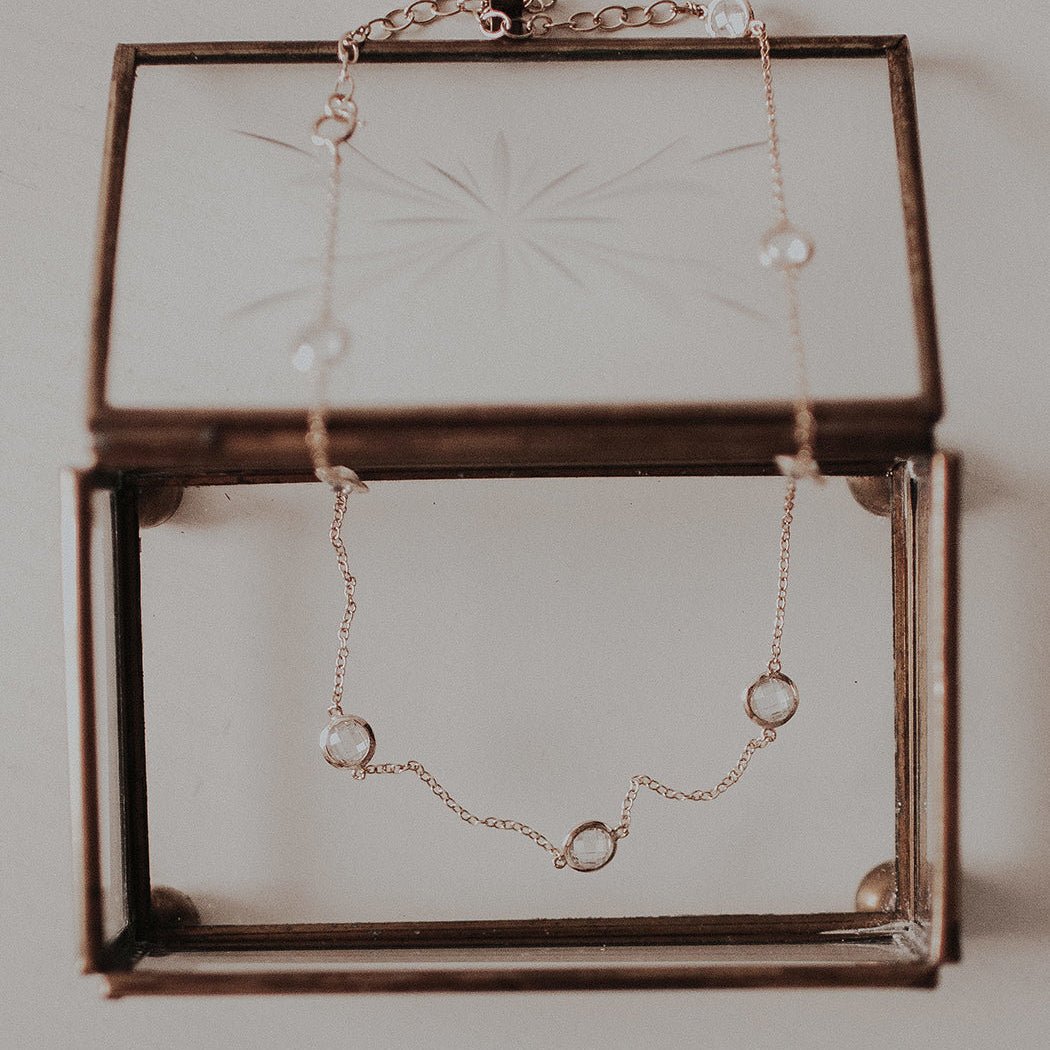 Sienna Crystal Choker, Necklaces - AMY O. Jewelry