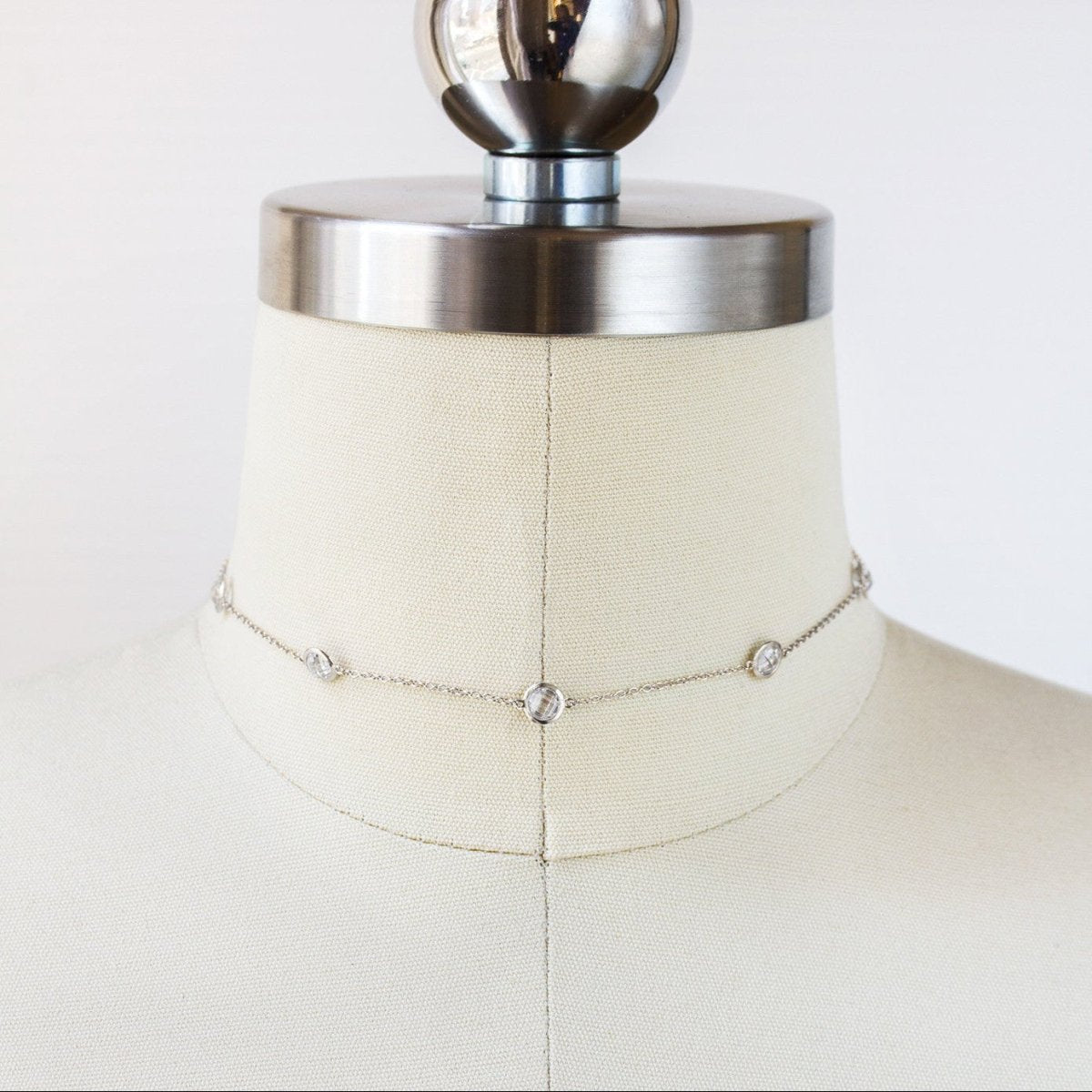 Sienna Crystal Choker, Necklaces - AMY O. Jewelry