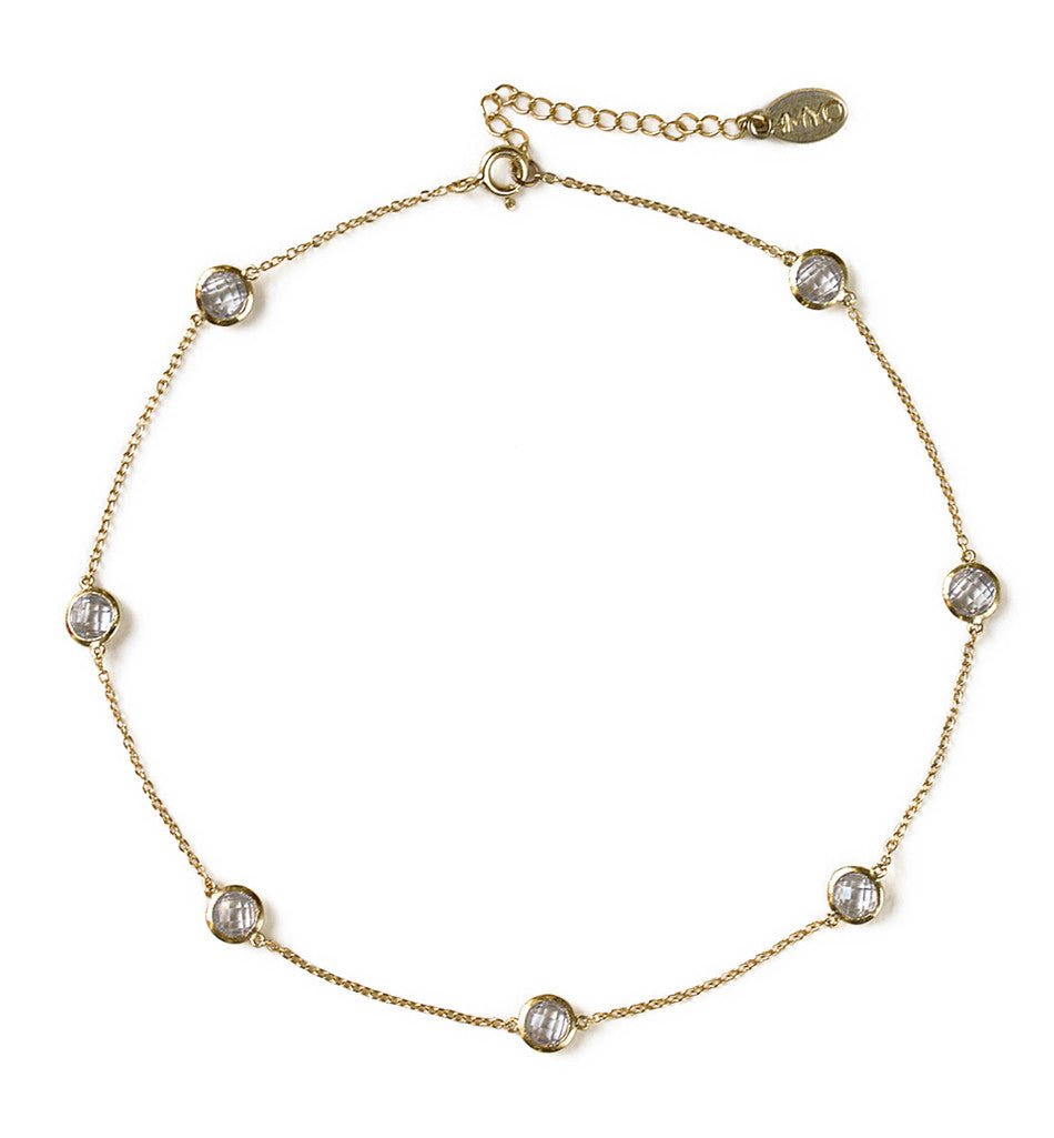 Sienna Crystal Choker, Necklaces - AMY O. Jewelry