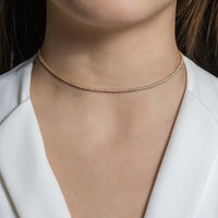 Tory Classic Crystal Choker, Necklaces - AMY O. Jewelry