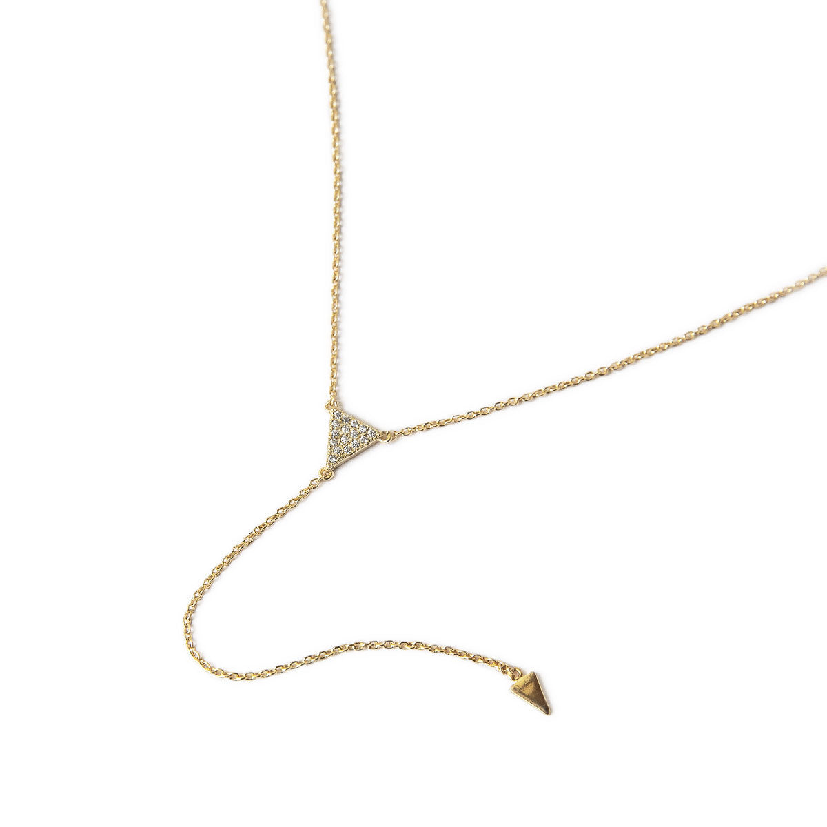 Delta Lariat Necklace