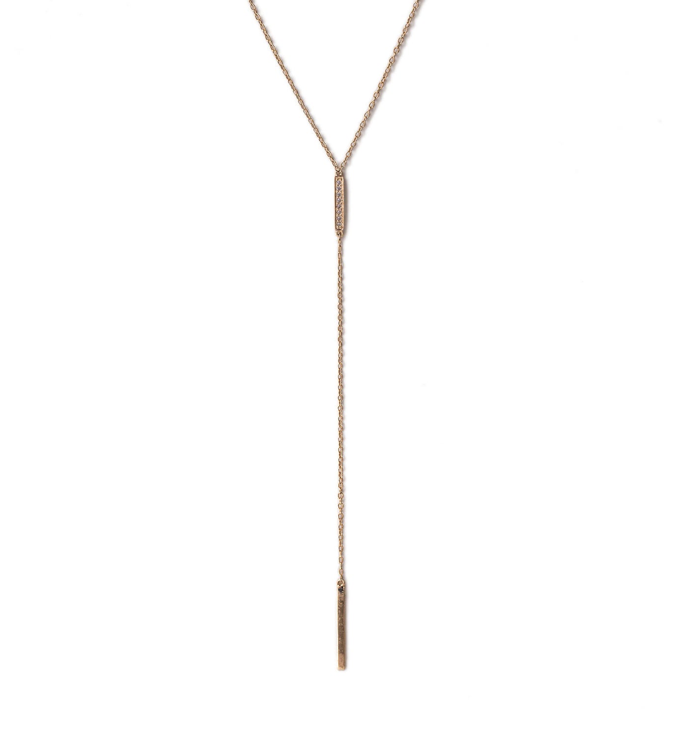 Gigi Bar Lariat, Necklaces - AMY O. Jewelry