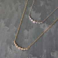 Lina Curve Necklace, Necklaces - AMY O. Jewelry