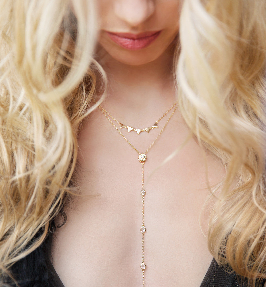 Sienna Lariat, Necklaces - AMY O. Jewelry