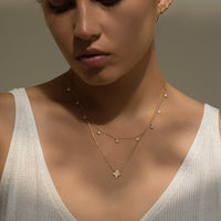 Celeste Starburst Necklace, Necklaces - AMY O. Jewelry
