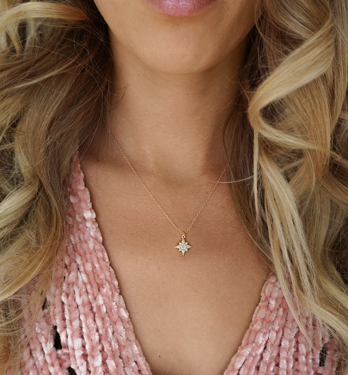 Celeste Starburst Pendant, Necklaces - AMY O. Jewelry