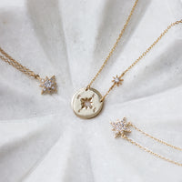 Celeste Starburst Pendant, Necklaces - AMY O. Jewelry