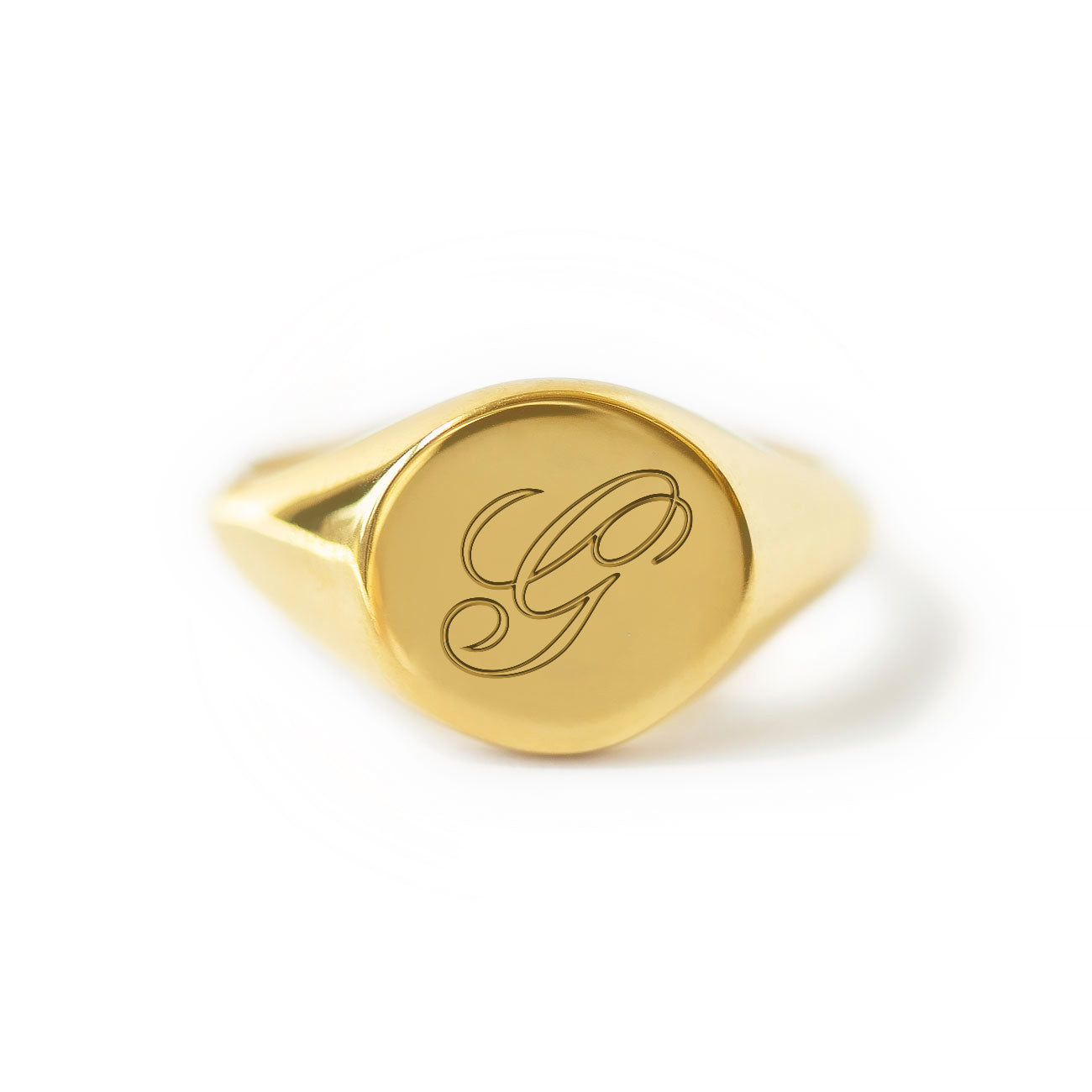 Initial Signet Ring