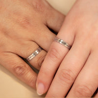 Script Engraved Message Ring