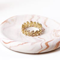 Leaf Vine Eternity Ring, Rings - AMY O. Jewelry