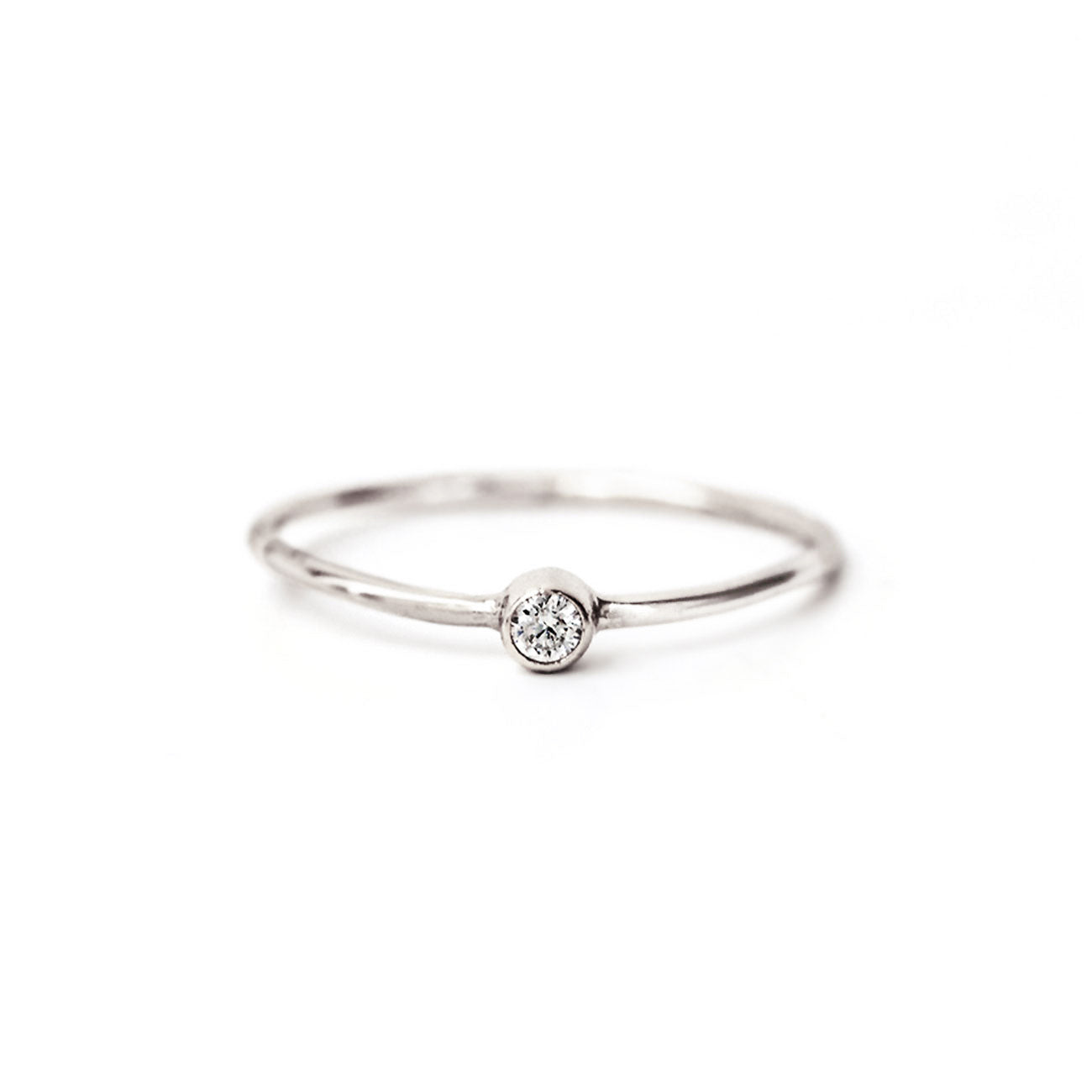 Petite Solitaire Ring