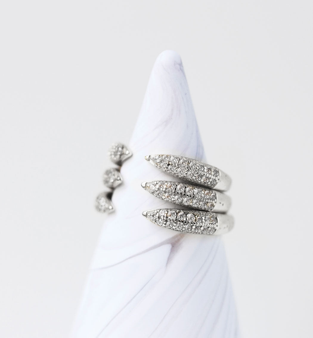 Claw Pave Ring