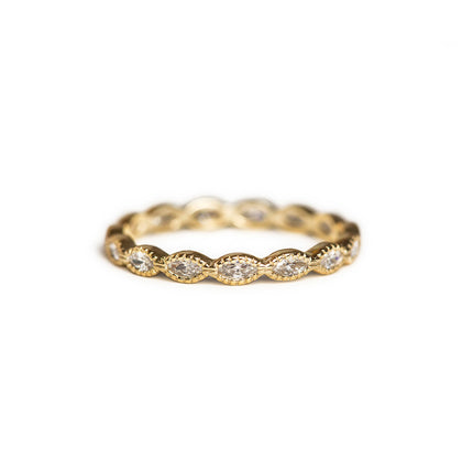 Marquise Crystal Eternity Ring