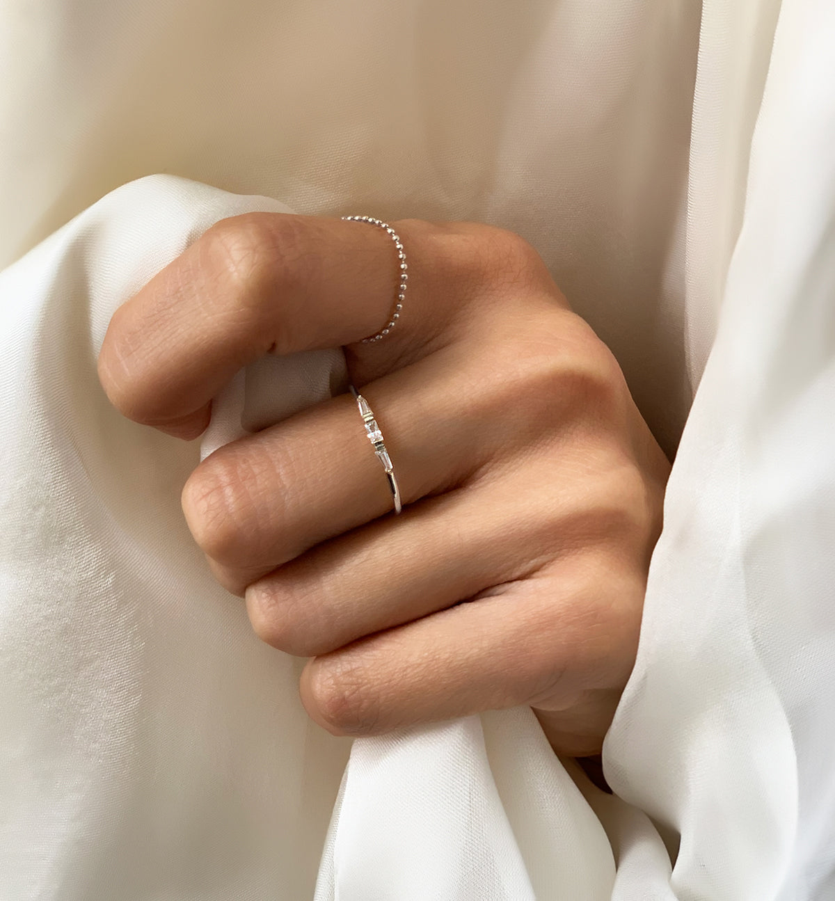 Dainty Baguette Ring