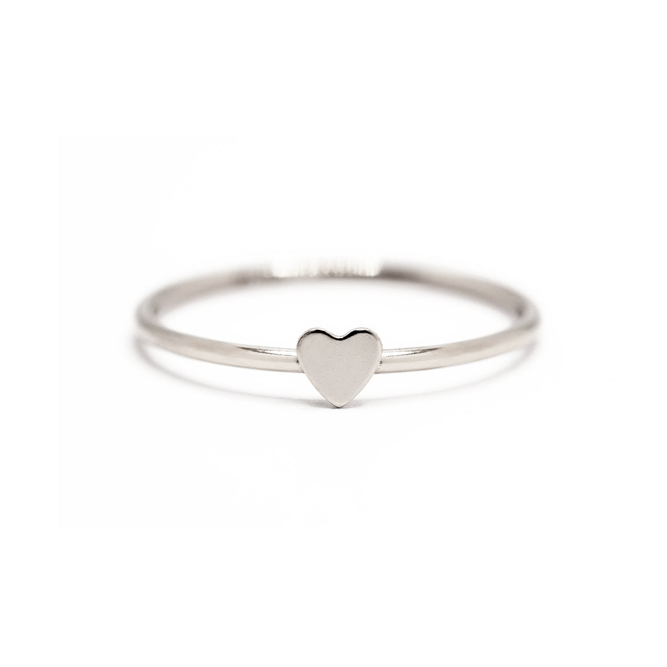 Tiny Heart Ring, Dainty Stackable Rings, Gold Minimal Rings – AMYO Jewelry