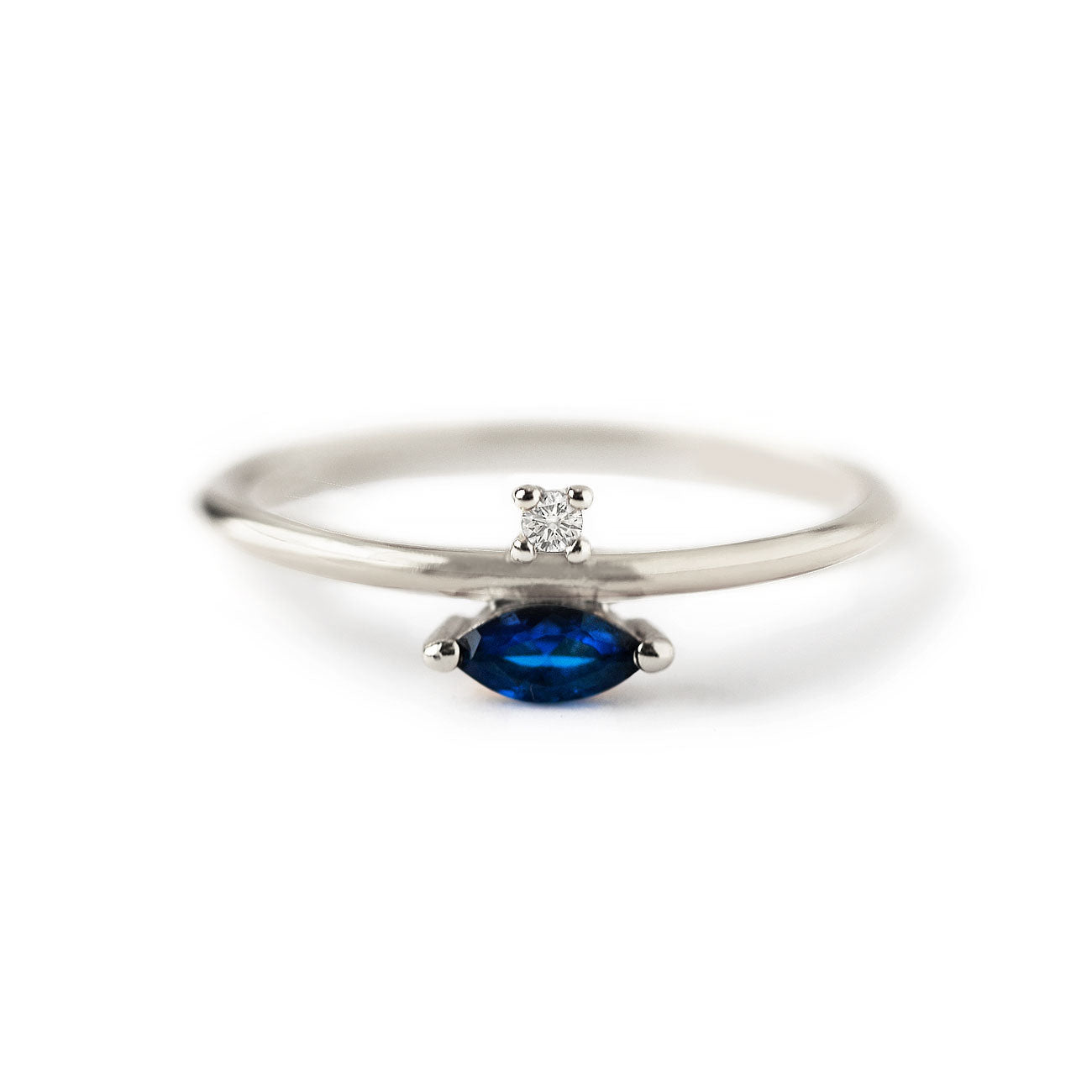 Sapphire Marquise Ring