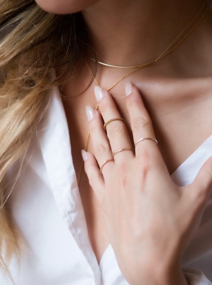 Pave Eternity Ring, Rings - AMY O. Jewelry