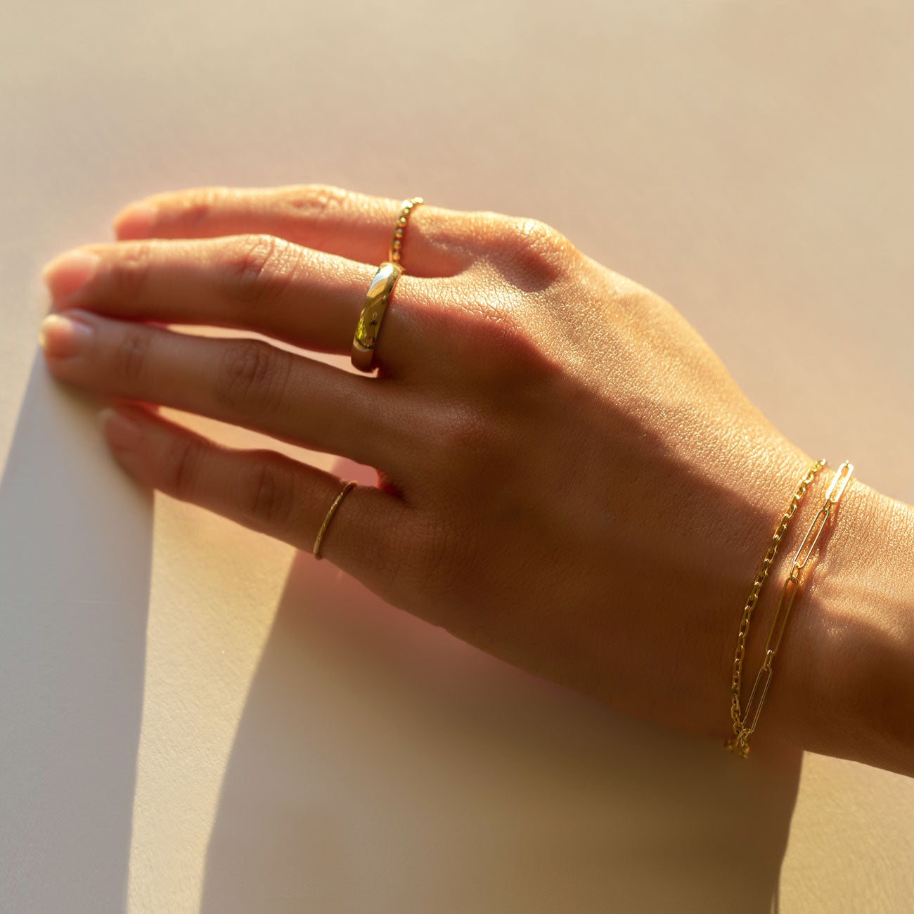 Sina cord bracelet - 14k gold – SimplyO