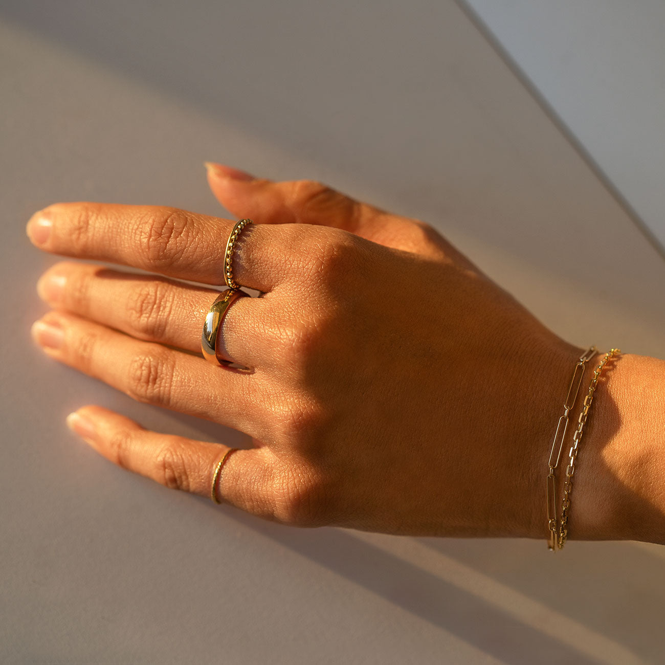 Sina cord bracelet - 14k gold – SimplyO