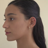 Cluster Bezel Stud Earrings